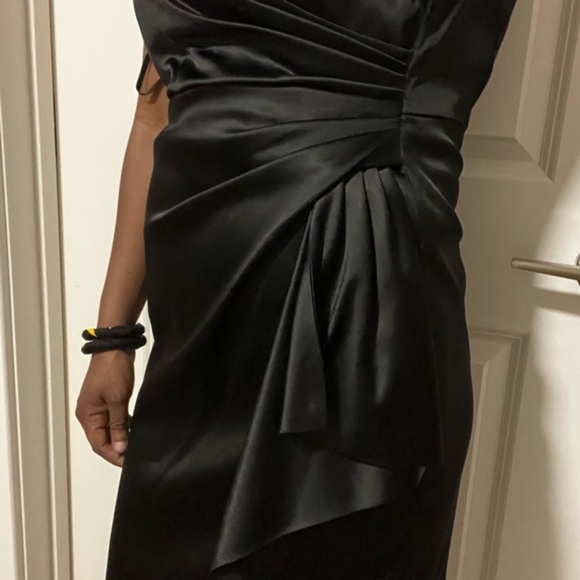 White House black market black evening dress size 4 - Picture 3 of 6